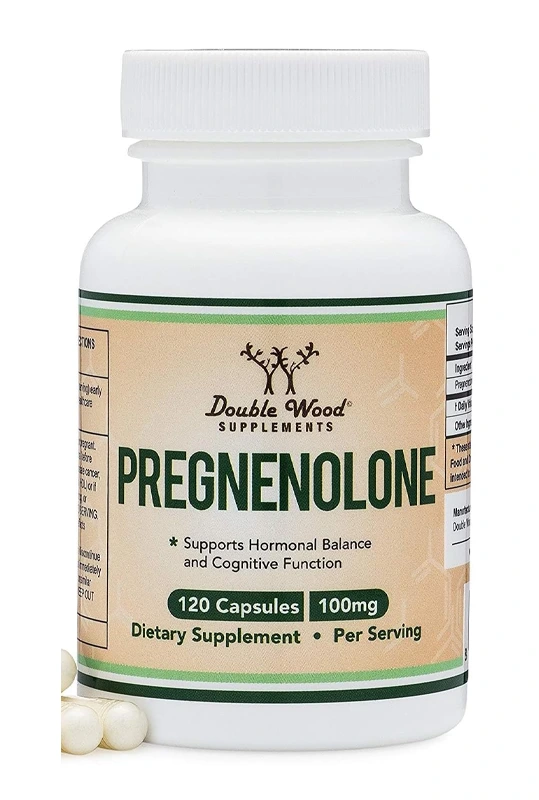 Pregnenolone 100mg - Boost Progesterone Levels - 120 Capsules Pregnenolone 100mg - Boost Progesterone Levels - 120 Capsules